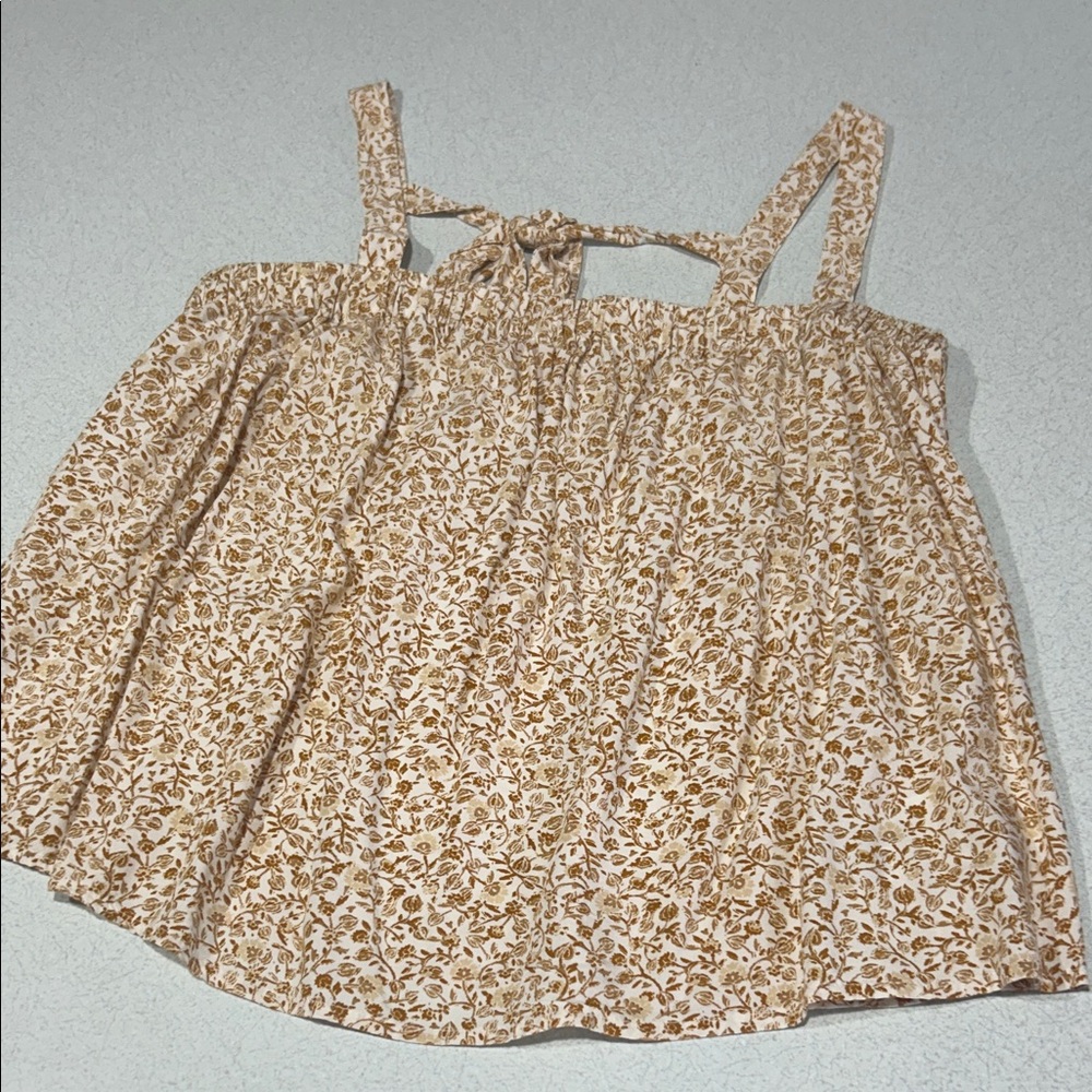 3/$20 Old Navy Floral Tan Camisole